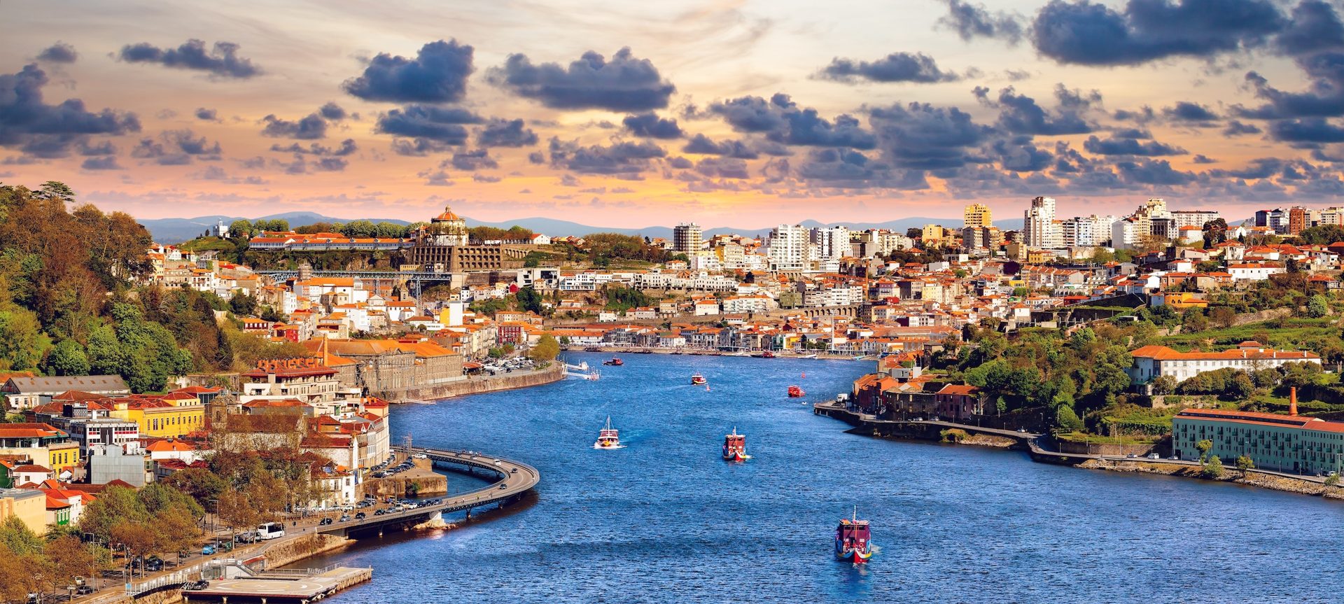 Porto and the Douro River from above