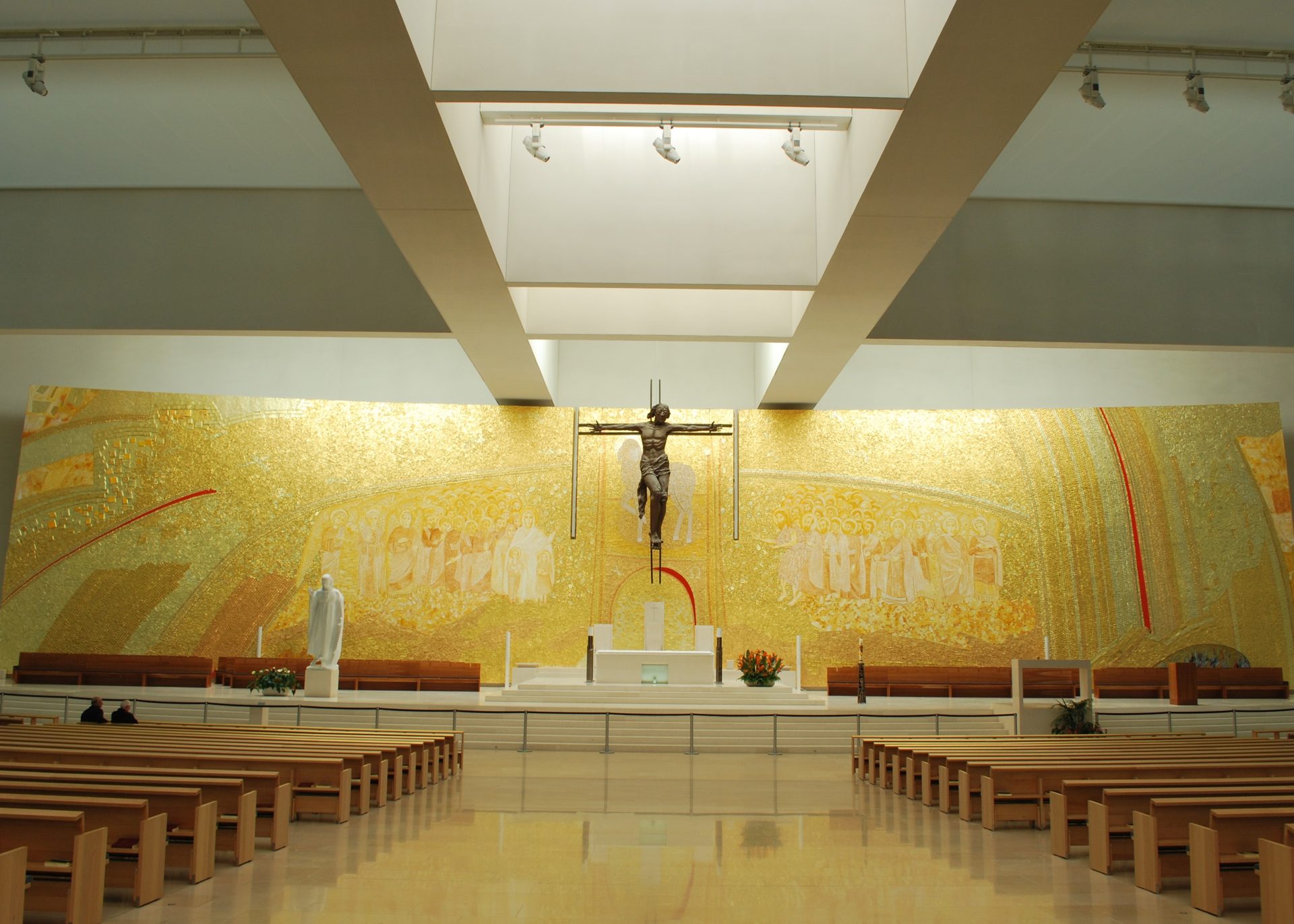 Inside the Basilica of the Most Holy Trinity